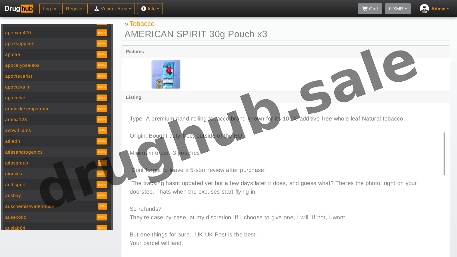 Main Market Dashboard